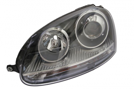 Far fata stanga (xenon, D2S/H7, electric, cu motor, culoare interior: negru) potrivit VW GOLF V, JETTA III 10.03-10.10 [0]