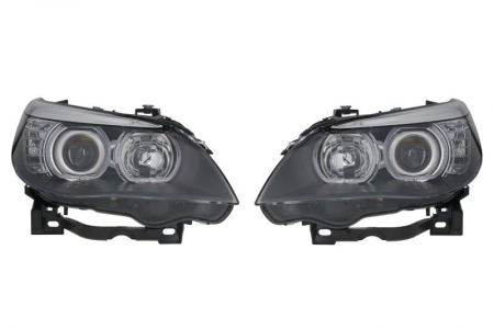 Piese Auto - Far H7, electric, interior negru BMW Seria 5 E60, E61 intre 2003-2010