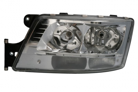 Iluminat auto - Far stanga (2*H7/2*LED/PY21W, electric, cu motor, cu lumina de zi, culoare insert: crom platinat) EURO 6 potrivit MAN TGS I, TGX I 09.16-09.21