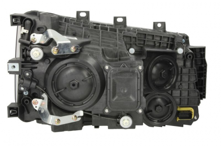 Far stanga potrivit SCANIA G II, L, P II, R II, S dupa 2017 (2*H7/H21W/LED, electric, cu motor, cu lumina de zi, culoare insert: crom platinat) [1]