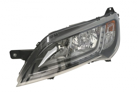 Far stanga (2*H7, reglaj electric, cu motoras, cu lumini de zi, fundal negru) CITROEN JUMPER FIAT DUCATO PEUGEOT BOXER dupa 2014 [0]