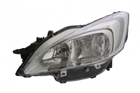 Far stanga (2*H7, reglaj electric, cu motoras, fundal argintiu) PEUGEOT 508 2010-2014 [0]
