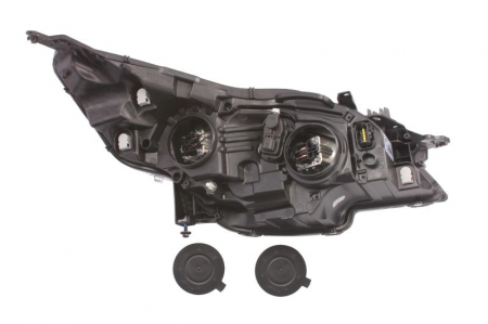 Far stanga (2*H7, reglaj electric, cu motoras, fundal argintiu) PEUGEOT 508 2010-2014 [1]
