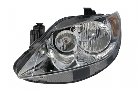 Far stanga (2*H7, reglaj electric, cu motoras, fundal argintiu) SEAT IBIZA 2008-2012 [0]