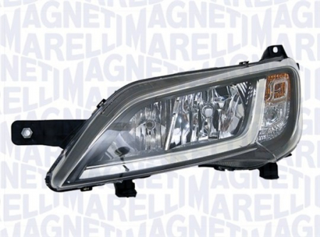 Far stanga (2*H7, reglaj electric, cu motoras, fundal negru) CITROEN JUMPER FIAT DUCATO PEUGEOT BOXER dupa 2014