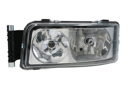 Faruri - Far stanga potrivit MAN LION'S STAR, M 2000 L, TGA, TGS I dupa 1995 (2*H7/W5W, electric, cu motor)