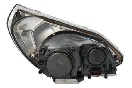 Far stanga (Bi-Xenon/H15/LED, culoare insert: negru/crom platinat) potrivit SETRA 500 01.12- [1]