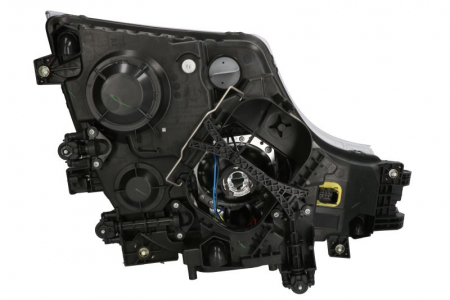 Far stanga potrivit MERCEDES ACTROS MP4 / MP5 dupa 2011 (D1S/H1/H21W/PY21W/W5W, manual, functie lumini: lumini zi, culoare interior: crom, culoare semnalizator: transparent) [1]