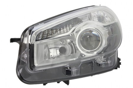 Far stanga D1S/H7, electric, cu motoras,interior crom, semnalizator transparent NISSAN QASHQAI I J10, Off-road intre 2007-2013 [0]