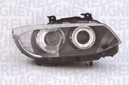 Far stanga (D1S/H8, electric, cu motoras, fundal negru) BMW Seria 3 2010-2013