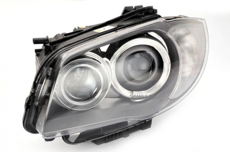 Piese Auto - Far stanga (D1S, reglaj electric, cu motoras, Xenon, cu lumini de zi) BMW Seria 1 2002-2013