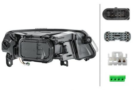 Far stanga (D3S/H7/H8/LED, electric, cu motoras, bixenon, cu iluminare in viraje) AUDI A6 2008-2011 [1]
