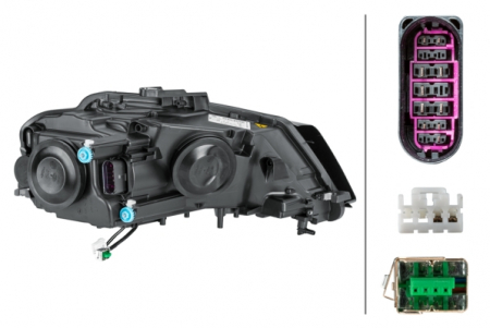 Far stanga (D3S/LED, electric, cu motoras, bixenon) AUDI A3 2008-2012 [1]