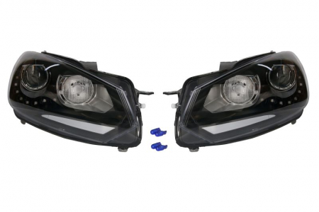 Faruri - Far stanga/dreapta potrivit VW GOLF VI 2008-2016 (H15/H7/LED/PSY24W, 2 buc. set)