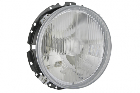Faruri - Far stanga/dreapta (H4/T4W, manual, culoare insert: crom platinat, diametru: 178mm)