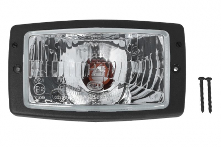Far stanga/dreapta (H4/T4W, manual, culoare insert: negru) potrivit ZETOR 10541, 10641, 11441, 11741, 12441, 6421, 7341, 7441, 8441, 8641, 9641; AMMANN AV85-2; CASE IH 170, 42, 48, 110, 120, 130, 150, [0]