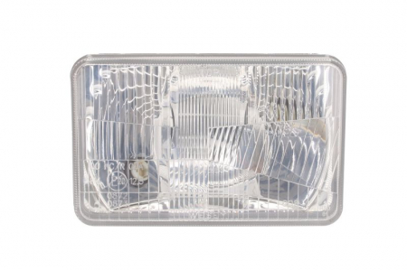 Iluminat auto - Far stanga/dreapta (H4/T4W, manual, main bulb seal, culoare insert: crom platinat) potrivit DEUTZ FAHR AGROCLIMBER, AGROCOMPACT F, AGROFARM, AGROLUX, AGROSUN, AGROTRAC, AGROTRON, DX