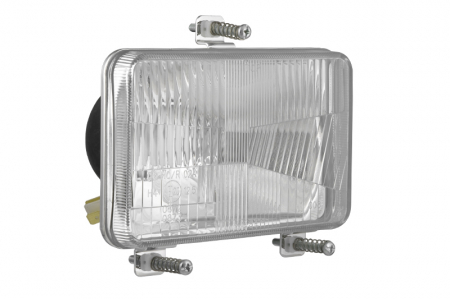 Iluminat auto - Far stanga/dreapta (H4/T4W, manual, main bulb seal, culoare insert: crom platinat) potrivit MASSEY FERGUSON 100, 4000, 5000, 6000, 700, 800, 8000, 9000