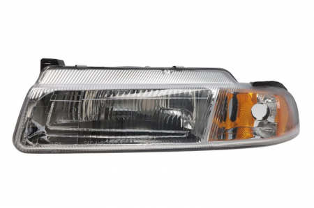 Iluminat auto - Far Stanga (fara ECE, culoare insert: cromat, culoare semnalizator: portocaliu) potrivit DODGE STRATUS -12.96