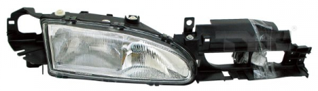 Iluminat auto - Far stanga (H1, cu reglaj manual, fundal argintiu) FORD MONDEO 1993-1996