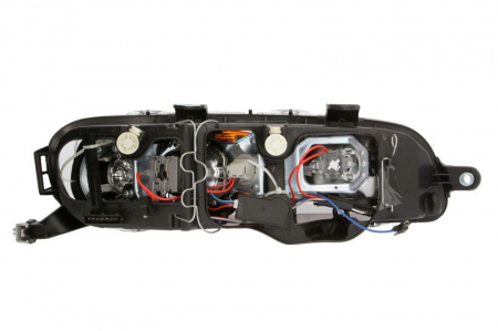 Piese Auto - Far stanga H1, electric, cu motoras, interior negru FIAT PUNTO