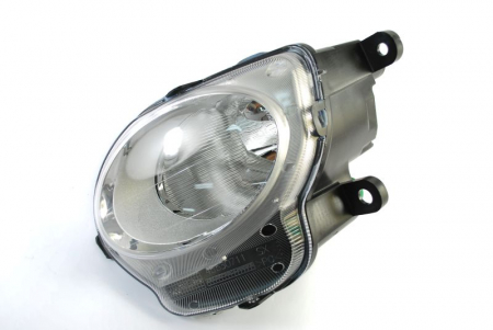 Far stanga (H1, fundal argintiu) ABARTH 500 / 595 / 695, 500C / 595C / 695C FIAT 500, 500 C 2007-2015