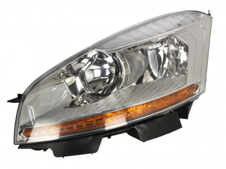 Iluminat auto - Far Stanga (H1/H21W/H6W/H7, electric, cu motor, culoare insert: cromat, culoare semnalizator: portocaliu) potrivit CITROEN C4 GRAND PICASSO I, C4 PICASSO I