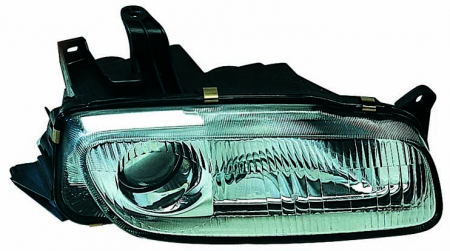 Piese Auto - Far stanga H1/H3, electric, interior argintiu, semnalizator transparent MAZDA 323 V BA intre 1994-1998
