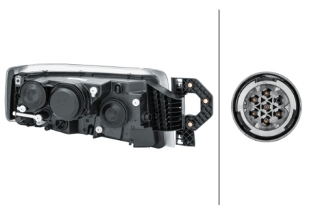 Far Stanga (H1/H3/H7/PY21W/W5W, manual, halogen, functii aditionale: lumina faza lungasemnalizator de rotire, Lampi de pozitie, Lumini de ceata, faza scurta, culoare interior: negru, culoar [1]