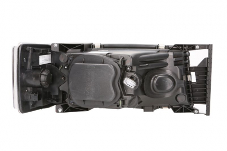 Far stanga (H1/H7, electric, cu motor, cu intermitent, cu lumina de zi, culoare insert: negru, culoare indicator: portocaliu) potrivit SCANIA G I, P I, R I, T 01.03-05.19 [1]