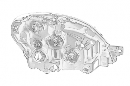 Far stanga (H1/H7, electric, cu motor, culoare insert: crom platinat) potrivit IVECO DAILY V 09.11-02.14 [1]