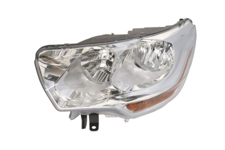 Iluminat auto - Far Stanga (H1/H7, electric, cu motor, culoare insert: cromat) potrivit CITROEN C4, C4 II