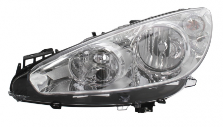 Faruri - Far Stanga potrivit PEUGEOT 308, 308 I, 308 II, RCZ (H1/H7, electric, cu motor, culoare insert: cromat)