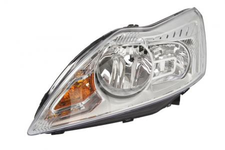 Piese Auto - Far stanga H1/H7, electric, cu motoras,interior crom FORD FOCUS 2 II intre 2008-2012