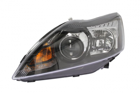 Far stanga H1/H7, electric, cu motoras, interior negru FORD FOCUS II [0]