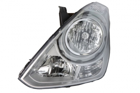 Far Stanga (H1/H7, electric, fara motoras, culoare interior: argintiu, culoare semnalizator: transparent) potrivit HYUNDAI H-1 CARGO, H-1 TRAVEL [0]