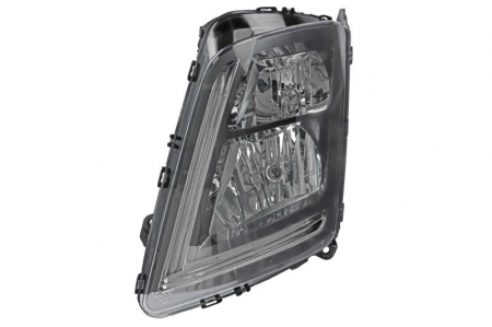 Faruri - Far stanga potrivit VOLVO FH II, FMX II dupa 2010 (H1/H7/LED, manual, culoare insert: negru)