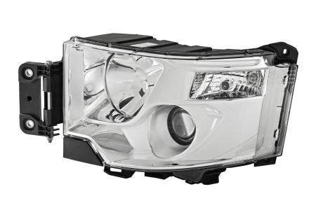 Far Stanga H1/H7/P21W/W5W, electric, cu motor, functie lumini de zi, culoare insert: cromat, culoare semnalizator: transparent potrivit RVI C, T dupa 2013 [1]