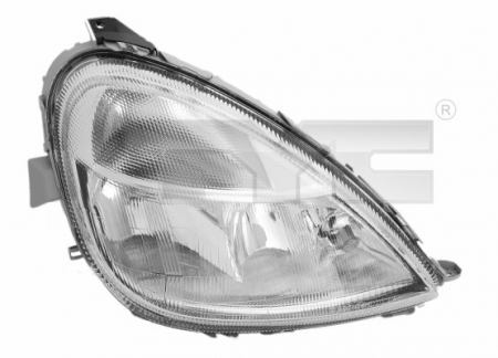 Iluminat auto - Far stanga (H1/H7, pneumatic, fundal argintiu) MERCEDES Clasa A (W168)