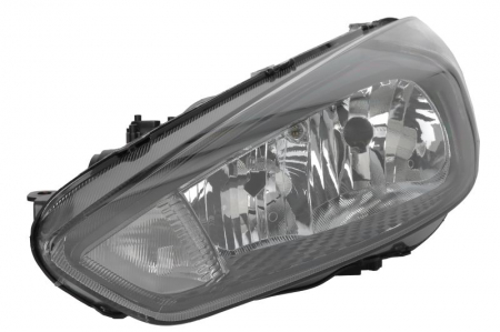 Faruri - Far Stanga potrivit FORD FOCUS III (H1/H7/PY21W/W5W, electric, cu motor, culoare insert: negru)