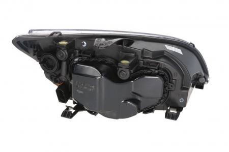 Far stanga (H1/H7, reglaj electric, cu motoras,cu iluminare in viraje, fundal negru) FORD FOCUS 2004-2008 [1]