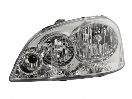 Iluminat auto - Far stanga (H1/H7, reglaj electric, cu motoras, fundal cromat) CHEVROLET LACETTI, NUBIRA DAEWOO LACETTI, NUBIRA, LIMUZINA/COMBI 2003-2009