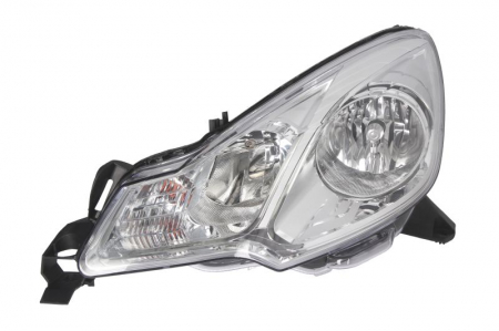 Far stanga (H1/H7, reglaj electric, cu motoras, fundal cromat) CITROEN C3, DS3 2009-2014 [0]