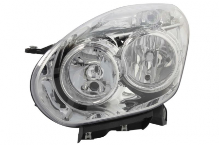 Far stanga (H1/H7, reglaj electric, cu motoras, fundal cromat) FIAT DOBLO OPEL COMBO 2010-2018 [0]