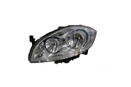 Far stanga (H1/H7, reglaj electric, cu motoras, fundal cromat) FIAT LINEA
