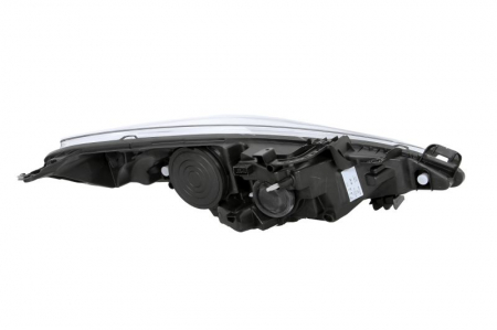 Far stanga (H1/H7, reglaj electric, cu motoras, fundal cromat, fundal transparent) PEUGEOT 207 2006-2009 [1]