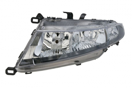 Iluminat auto - Far stanga (H1/H7, reglaj electric, cu motoras, fundal cromat) HONDA CIVIC VIII 2005-2011