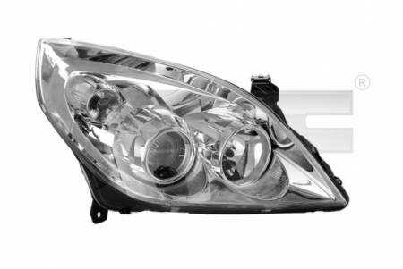 Faruri - Far stanga (H1/H7, reglaj electric, cu motoras, fundal cromat) OPEL SIGNUM, VECTRA C, VECTRA C GTS 2005-2008