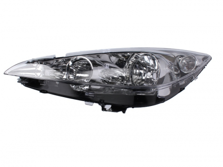 Iluminat auto - Far stanga (H1/H7, reglaj electric, cu motoras, fundal cromat) PEUGEOT 308 2007-2011