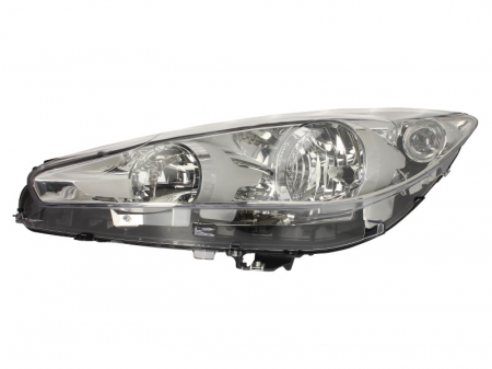 Far stanga (H1/H7, reglaj electric, cu motoras, fundal cromat) PEUGEOT 308 CC, 308 I, 308 SW I, RCZ Piese Auto - Far stanga (H1/H7, reglaj electric, cu motoras, fundal cromat) PEUGEOT 308 CC, 308 I, 308 SW I, RCZ